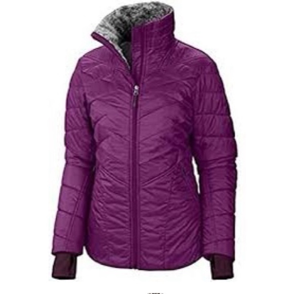 Columbia Sportswear Fuchsia Plum Jacket Kaleidoscope II Insulated M quilted zip - Picture 2 of 11